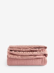 Pink Crinkle Bedspread - Image 4 of 4