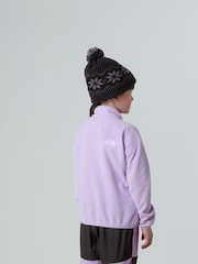 The North Face Purple Glacier Quarter  Zip Fleece - Image 2 of 3