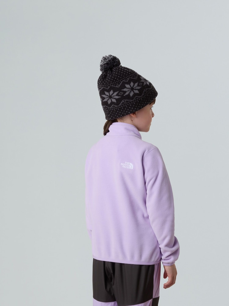 The North Face Purple Glacier Quarter  Zip Fleece - Image 2 of 3