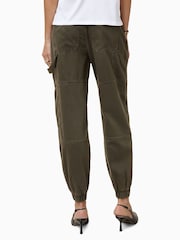 AllSaints Green Mila Denim Trousers - Image 4 of 5