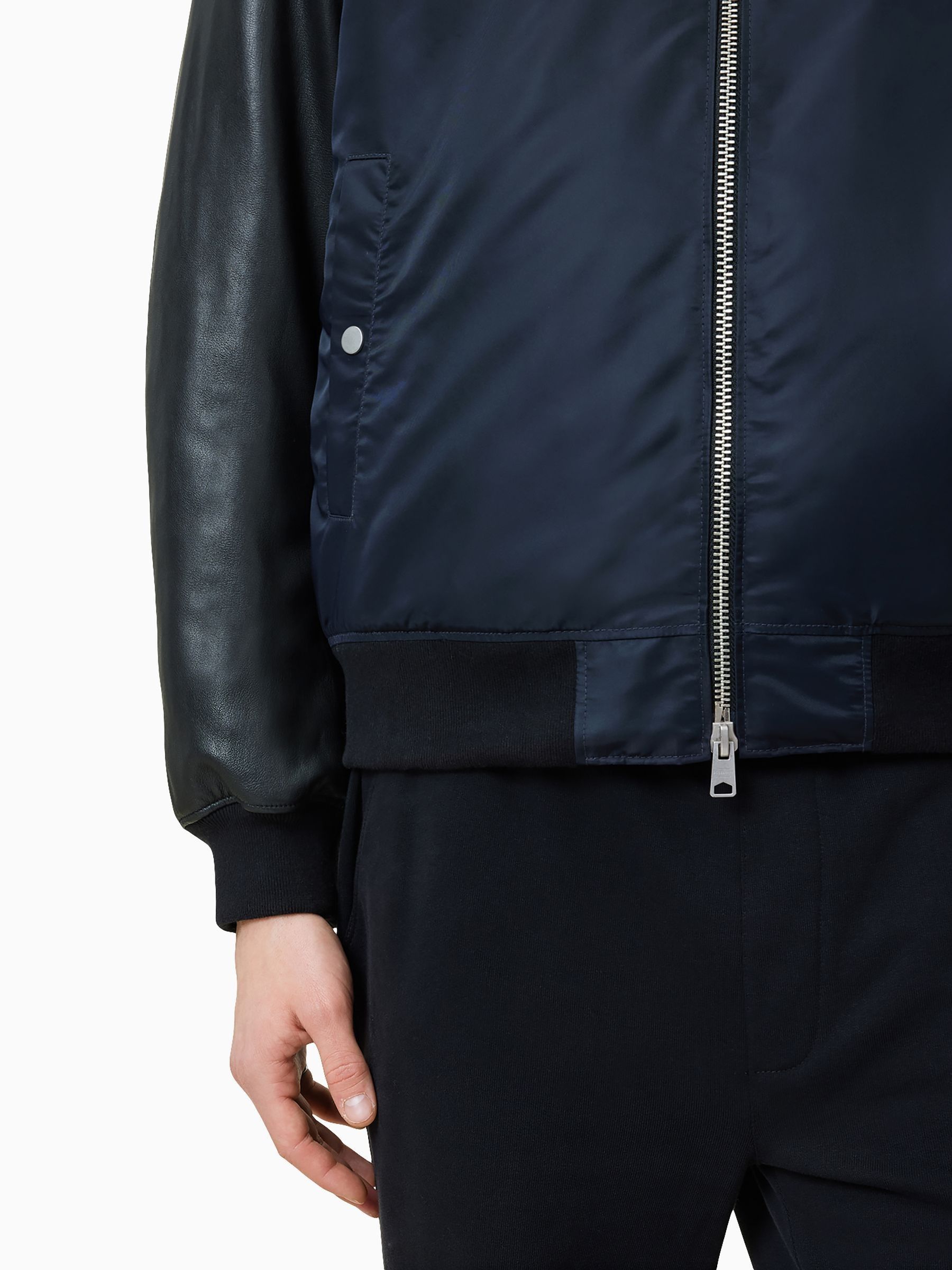 Buy AllSaints Black Myler Bomber Jacket from the Next UK online shop