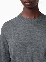 AllSaints Grey Adriana Dress - Image 7 of 8