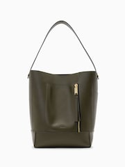 AllSaints Green Alba Hobo Bag - Image 1 of 7