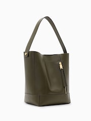 AllSaints Green Alba Hobo Bag - Image 3 of 7