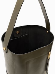 AllSaints Green Alba Hobo Bag - Image 4 of 7