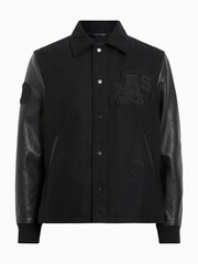 AllSaints Black Warrenton Jacket - Image 11 of 11