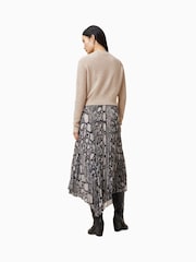 AllSaints White Donatella Dress - Image 2 of 6