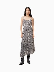 AllSaints White Donatella Dress - Image 4 of 6