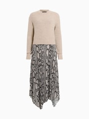 AllSaints White Donatella Dress - Image 6 of 6