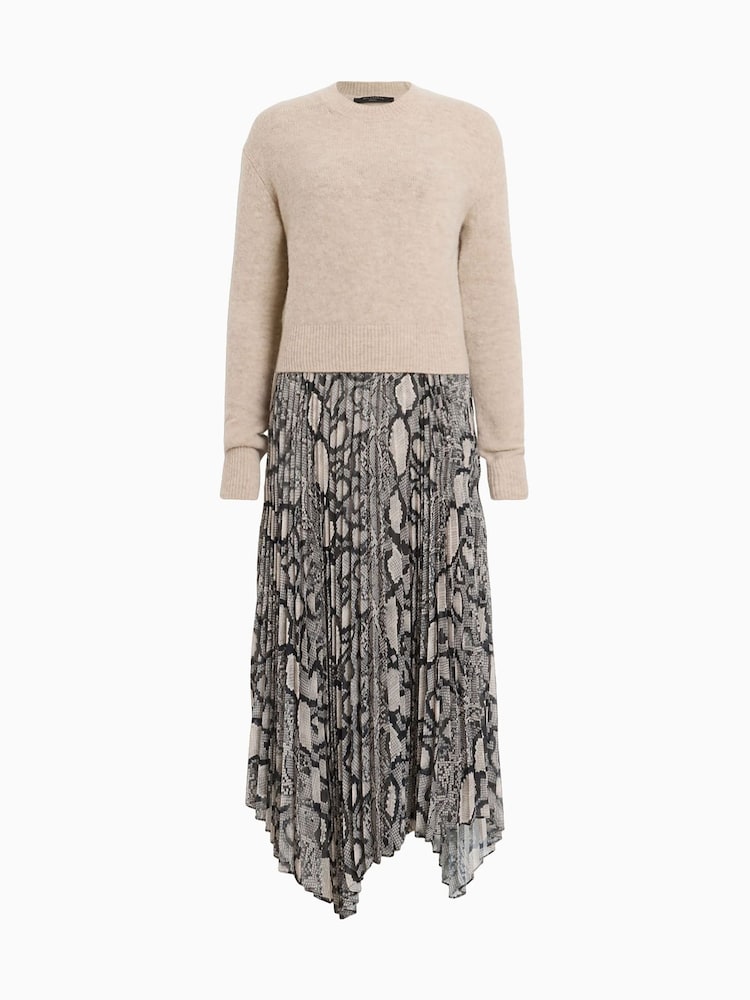 AllSaints White Donatella Dress - Image 6 of 6