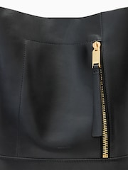 AllSaints Black Alba Hobo Bag - Image 4 of 8