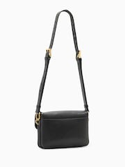 AllSaints Black Jupiter Grain Xbody Bag - Image 3 of 7
