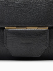 AllSaints Black Jupiter Grain Xbody Bag - Image 5 of 7