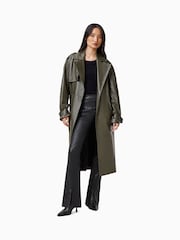 AllSaints Black Cora Flare Leggings - Image 1 of 6