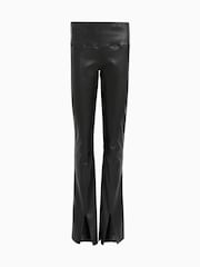 AllSaints Black Cora Flare Leggings - Image 6 of 6