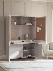 Light Natural Mia Hideaway Desk - Image 3 of 10