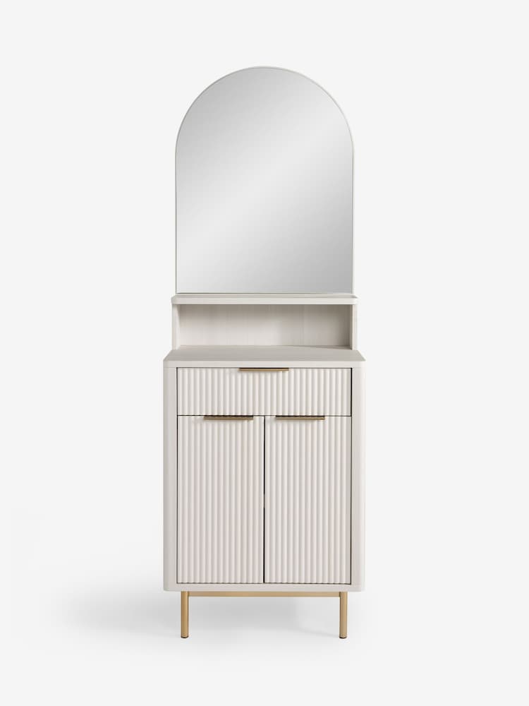 Light Natural Emilie Hallway Mirror Shoes Drop - Image 1 of 5