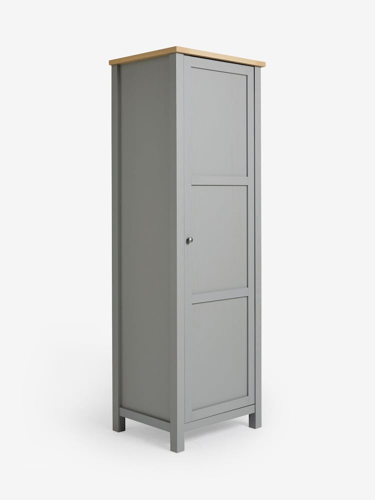 Dove Grey Malvern Oak Effect Kitchen Larder Cupboard - Image 6 of 6 Dove Grey Malvern Oak Effect Kitchen Larder Cupboard - Image 6 of 6