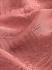 Dusky Pink Mini Drapey Long Sleeve Asymmetric Dress - Image 2 of 3