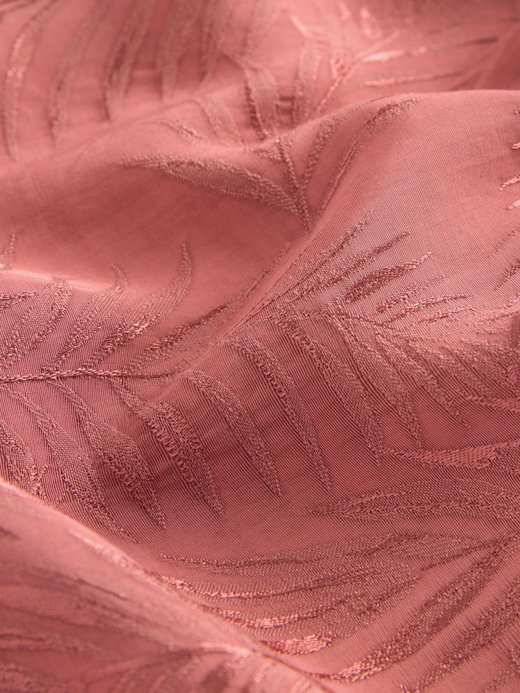 Dusky Pink Mini Drapey Long Sleeve Asymmetric Dress - Image 2 of 3