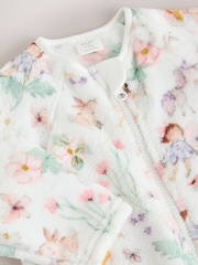 Cream Baby Fleece Sleepsuit - Image 4 of 6
