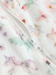 Cream Baby Fleece Sleepsuit - Image 5 of 6