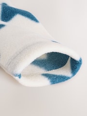 Blue Baby Micro Fleece Two Way Zip Sleepsuits 4 Pack - Image 9 of 12