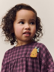 Purple Check Character Cotton Dress (3mths-8yrs) - Image 2 of 10