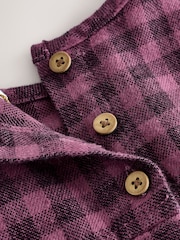 Purple Check Character Cotton Dress (3mths-8yrs) - Image 9 of 10