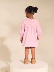 Pink Character Textured Dress (3mths-8yrs) - Image 3 of 7