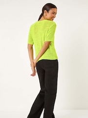 Roman Textured Knit Top - Imagem 3 de 5