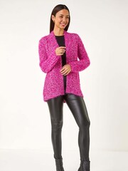 Roman Red Fluffy Sparkle Cardigan - Image 2 of 5