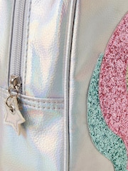 Angels By Accessorize Silver Girls Unicorn Glitter Backpack - Image 2 of 2