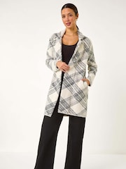 Cardigan à boutons avec col romain Revere - Image 2 of 5