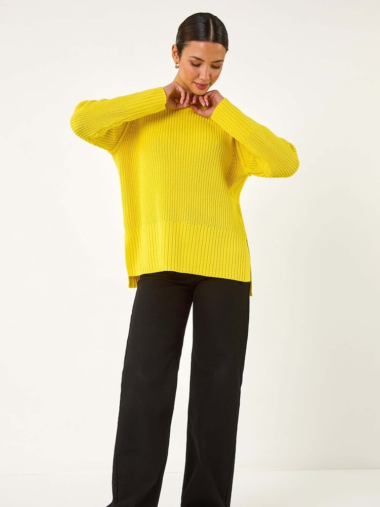 Roman Yellow Shoulder Detail Knit Jumper - Image 2 of 5