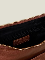 rjava - Accessorize Leather Messenger Cross-Body Bag - Slika 2 iz 2