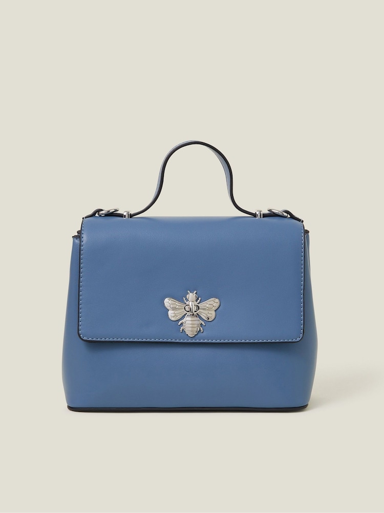 Accessorize Blue Bee Handheld Bag - Image 1 of 2
