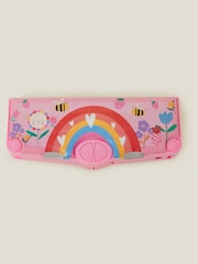 Angels By Accessorize Pink Girls Rainbow Pop-Out Pencil Case - Image 1 of 3