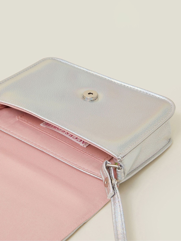 Angels By Accessorize Silver Girls Unicorn Cross-Body Bag - Image 4 of 4