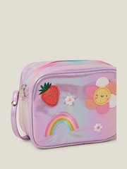 Angels By Accessorize Purple Girls Embroidered Camera Bag - Image 2 of 2