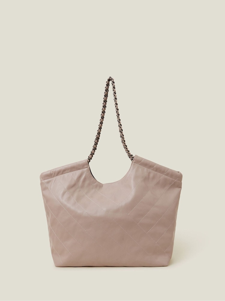 rožnata - Accessorize Veriga Strap Umetno usnje torba za čez ramo - Slika 1 iz 2