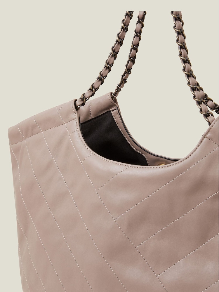 rožnata - Accessorize Veriga Strap Umetno usnje torba za čez ramo - Slika 2 iz 2