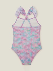 Bañador con volantes y diseño de sirena para niña de Angels By Accessorize - Imagen 3 de 4