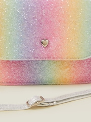 Angels By Accessorize Pink Girls Ombre Rainbow Cross-Body Bag - Image 2 of 2