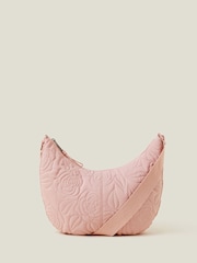 rožnata - Accessorize velika rožast vzorec quilted sling torba - Slika 2 iz 5
