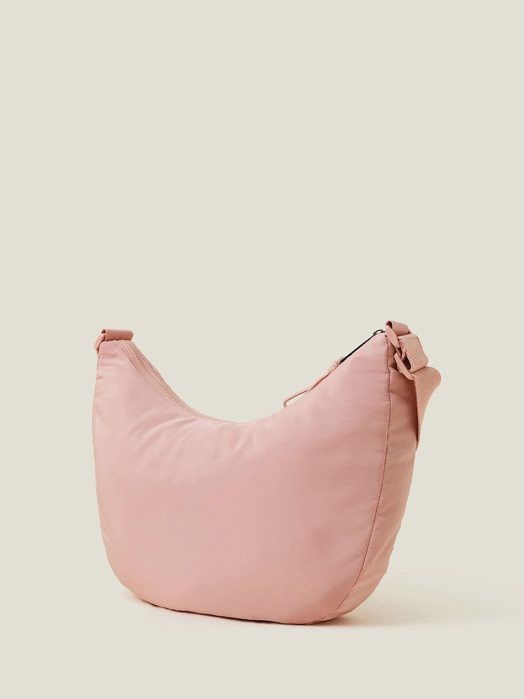 Accessorize Pink Large Floral Quilted Sling Bag - Image 4 of 5