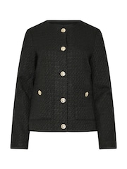 Schwarz - Long Tall Sally Bouclé-Blazer - Bild 9 von 9