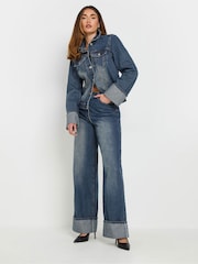 Long Tall Sally Blue Wide Sleeve Denim 100% Cotton Jacket - Image 2 of 5