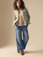 M&Co Green Denim Jacket - Image 2 of 5