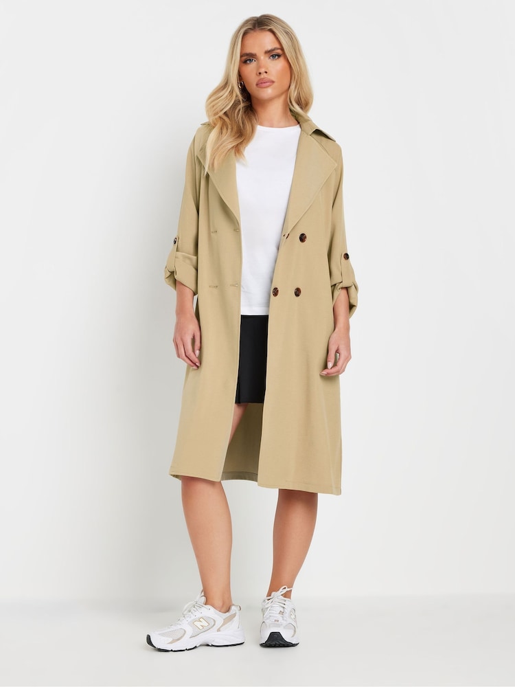 PixieGirl Petite Natural Duster Trench Coat - Image 2 of 6